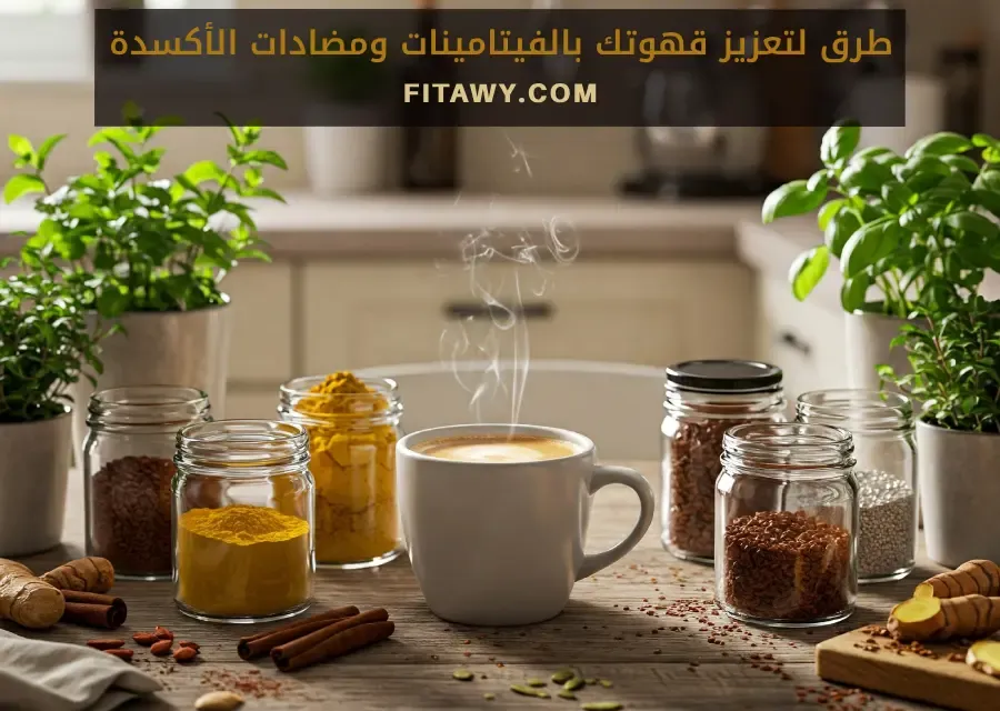 طرق لتعزيز قهوتك بالفيتامينات ومضادات الأكسدة